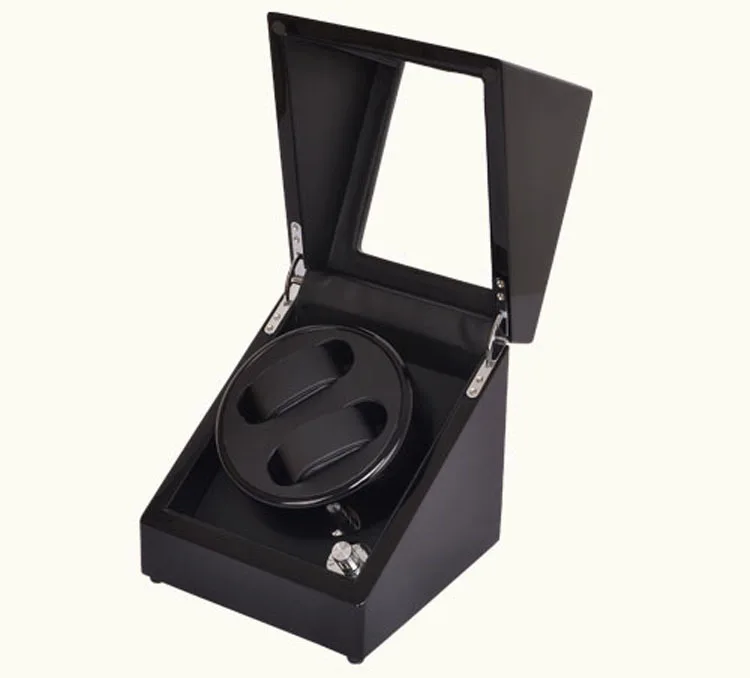 Одиночная глянцевая деревянная автоматическая намотка часов|watch winder|automatic watch
