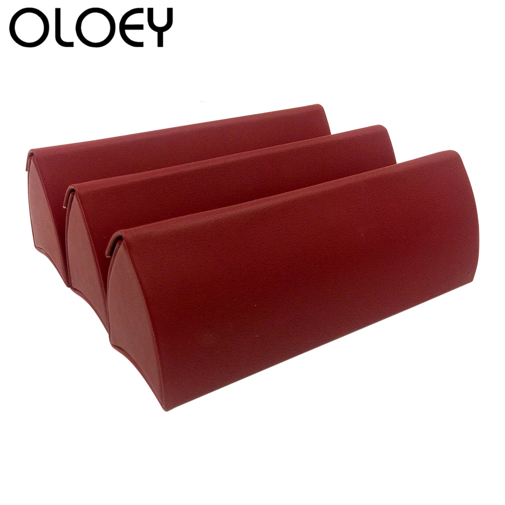 OLOEY портативный Чехол для очков мужские и женские жесткие красные очки для чтения коробка оптические очки аксессуары