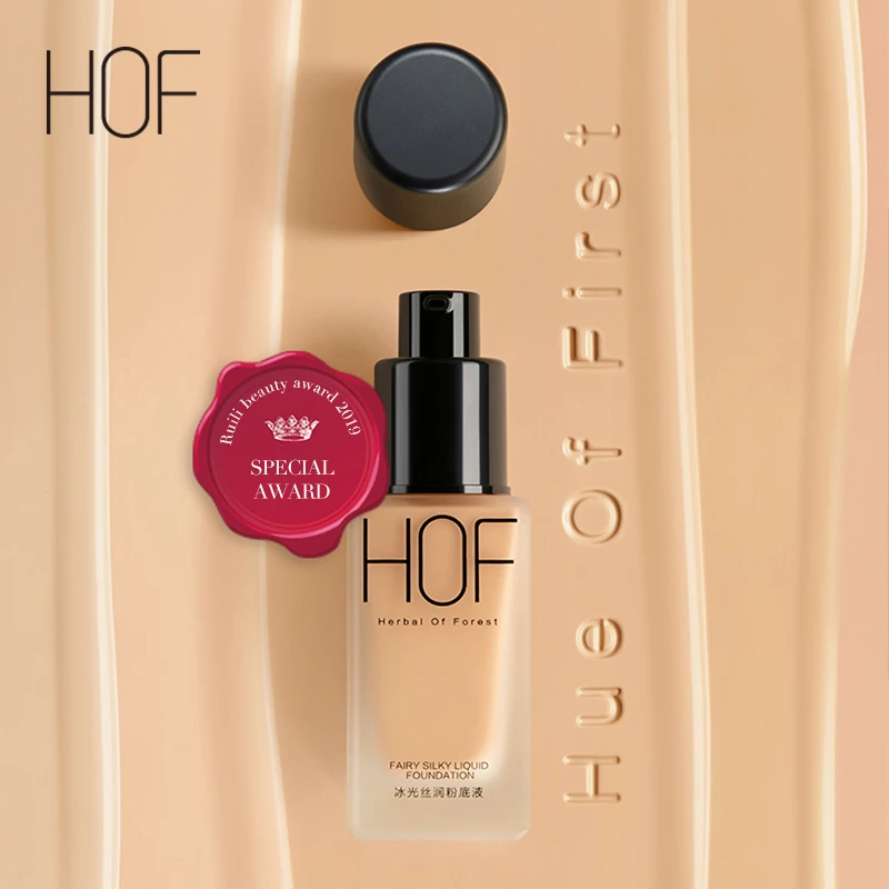 

Cosmetics Face Foundation Brand HOF Liquid Foundation Cream Oil-control Face Makeup Foundation