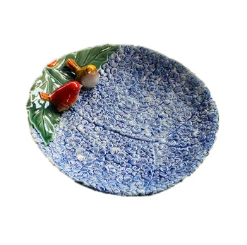 

Hot Sale Creative Thermostability Fruit Box Household Decoration High Quality Glaze Ceramic Snacks Plate Decoration Craft LFB491