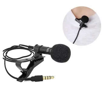 

Professional For Phone Portable Mini Stereo HiFi Sound Quality Condenser Microphone Clip Lapel Mic
