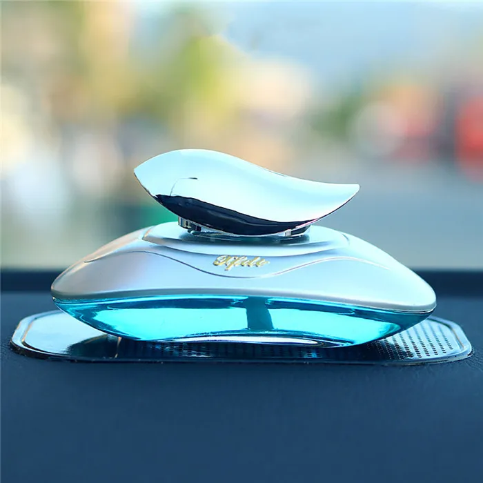 Silver-Ocean Автомобильный парфюм ABS+ искусственный кристалл автомобильное украшение духи сиденье авто Интерьер аромат диффузор аксессуары подарок - Название цвета: Silver-Ocean