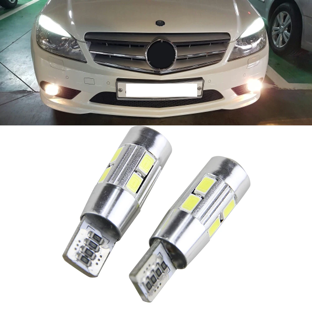 No Error 5630SMD T10 196 168 Led Auto Side Wedge Parking bulbs Lamp For