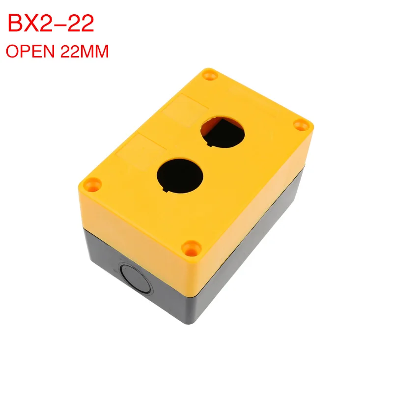 Bx2 22 коробка для кнопок с двумя отверстиями 2 открытие мм.|Боксы| |