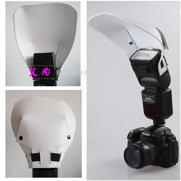 

Flash Bounce Diffuser Reflective Shovel For Canon 580EX II 580EX 540EZ 520EZ SB-900, SB-800, SB-600 Sony Pentx