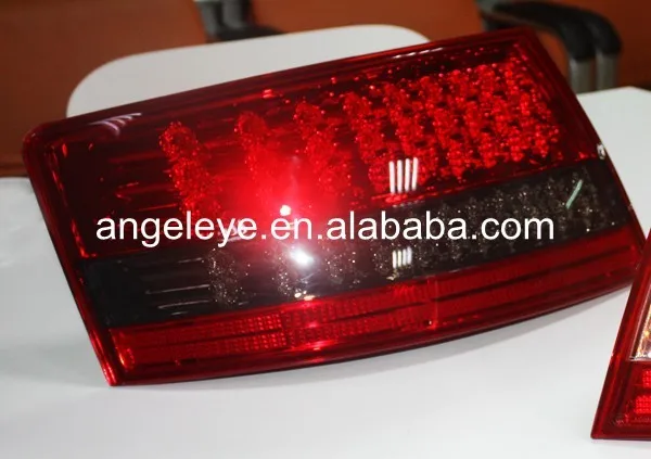 2003-2008 год для Audi для A6L LED фонарь задний фонарь красные, черные Цвет WH