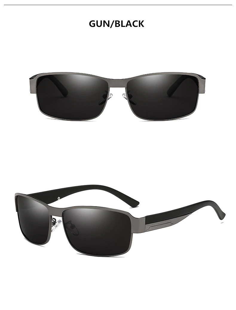 Мужские солнцезащитные очки, поляризационные, Uv400, Ретро стиль, очки, мужские, для вождения, модные, черные, аксессуары, высокое качество, оттенки, дизайнерские
