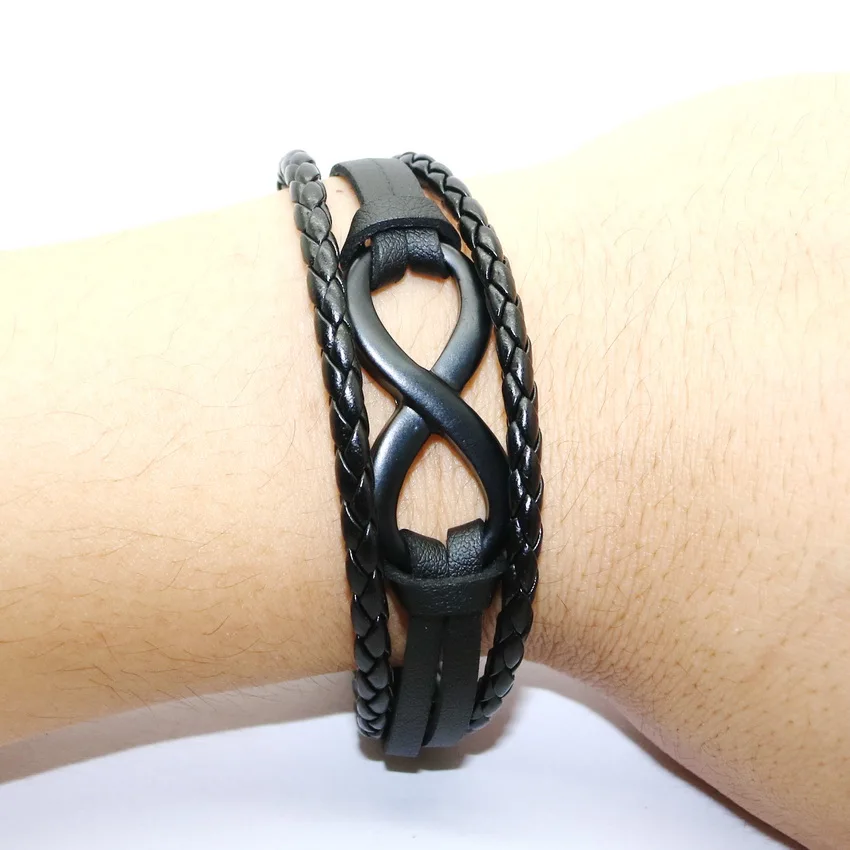 

2017 New Arrival Silver Plated Bracelet Bracelet Fashion Leather Bracelet Friendship Bracelet