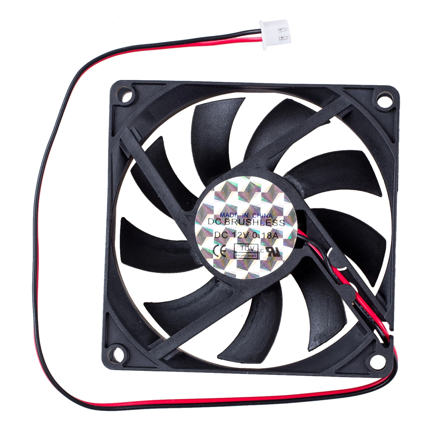 DC 12V 0.18A 2 контактный разъем ПК корпус охлаждающий вентилятор 80x80 мм|Увлажнители