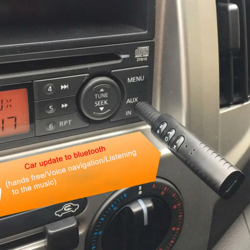 1pc Wireless Bluetooth 4.1 Receiver Professional Handsfree Car Bluetooth Receiver AUX Music Stereo Audio Adapter Mayitr