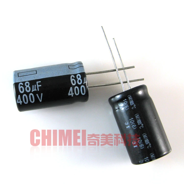 Электролитический конденсатор 68 мкФ 400 В объем 16X30 мм конденсатор 16*30 мм