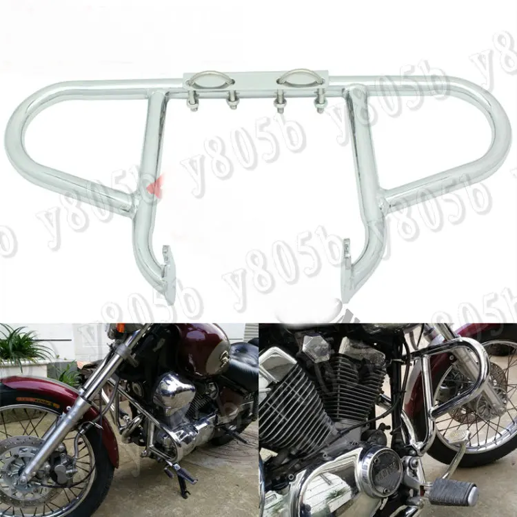 

Motorcycle Chromed Metal Engine Guard Crash Bar For YAMAHA Virago XV250 250