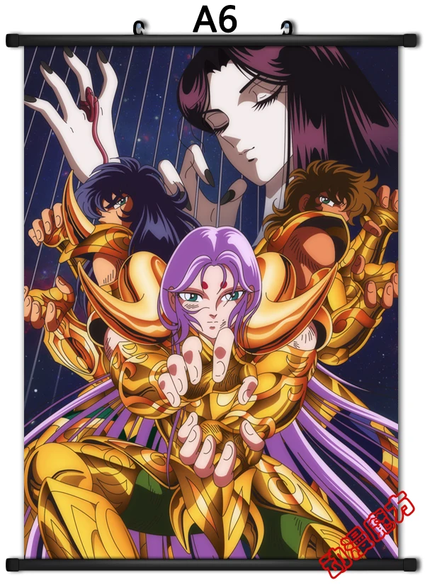 Обновленная японская декоративная картина аниме Saint Seiya Hiruda & Shiryu Hyoga Tethys домашний