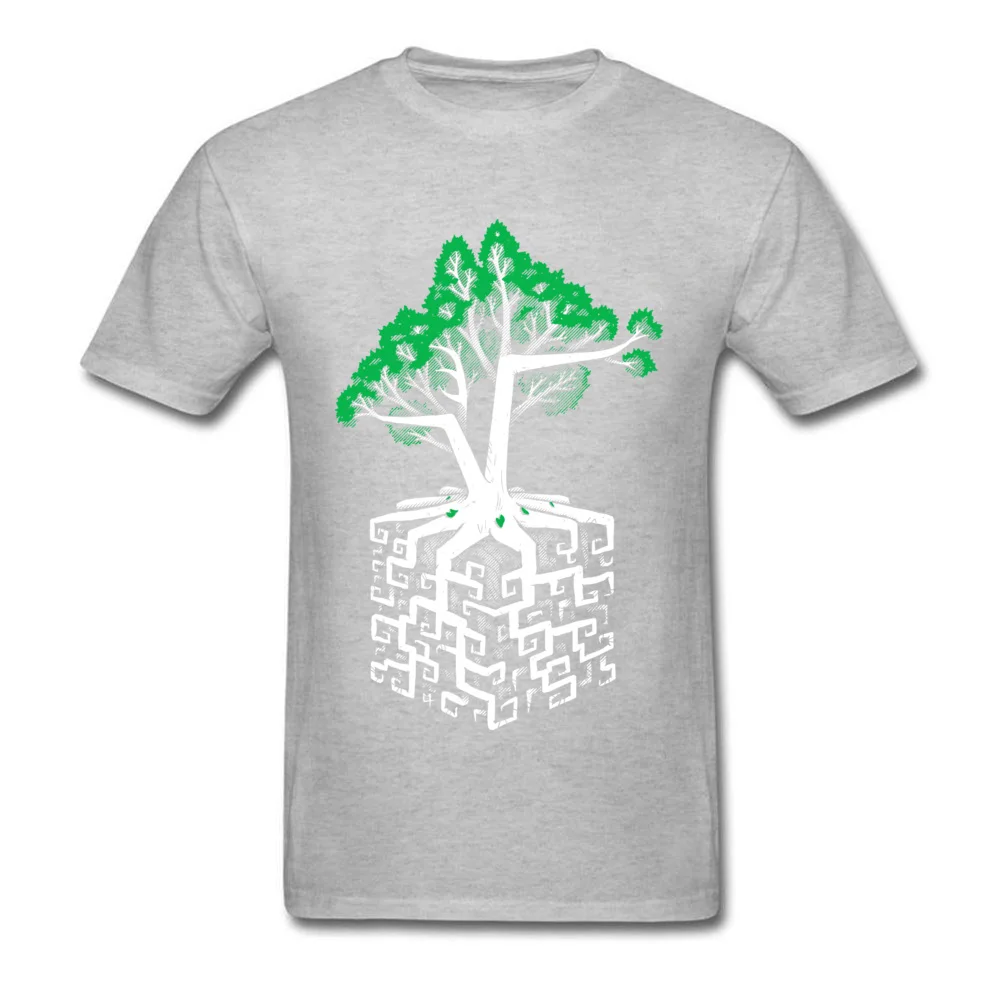 Men New Coming Fashionable Tops T Shirt Crew Neck VALENTINE DAY Pure Cotton T Shirt Custom Short Sleeve Cube Root Tops & Tees Cube Root grey