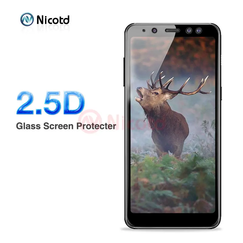 tempered glass for samsung A8 plus 2018 (1)