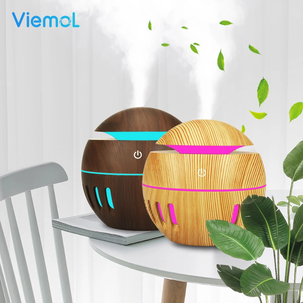 

Viemol 130ml Ultrasonic Humidifier Oil Diffuser with Remote Control Air Aroma Humidifier for Office Bedroom