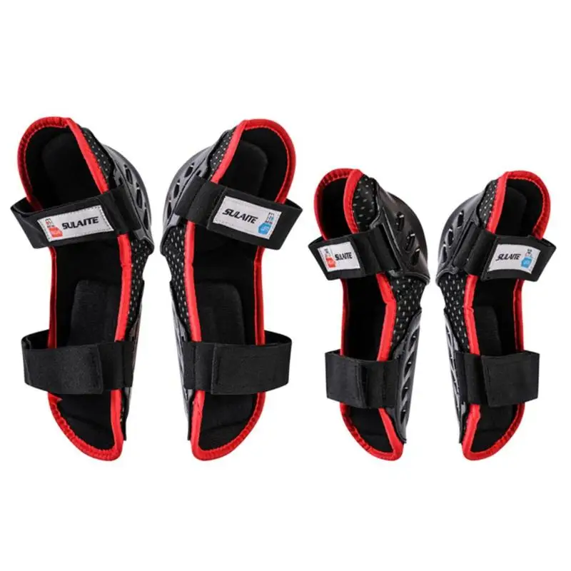 SULAITE многоярусные накладки на колени локти из четырех частей анти-шок защита от падения Катание на коньках лыжное Защитное снаряжение для