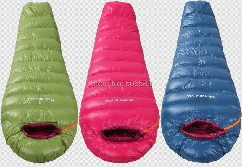 Special  free shipping camping hiking sleeping bag envelop type 90% duck down sleeping bag 230x80cm