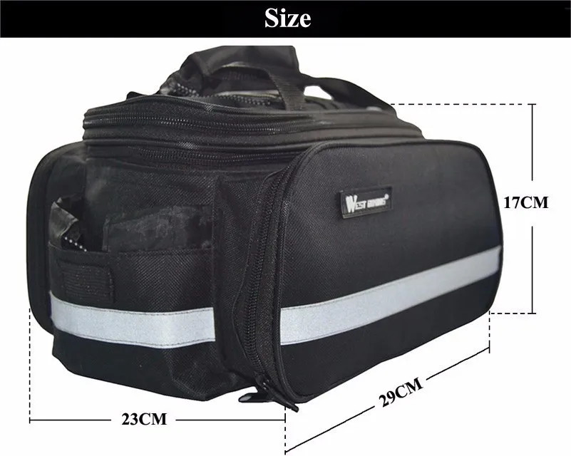 Clearance WEST BIKING Cycling BMX Bag+RainCover Handlebar Zipped Multifunctional Luggage 10-25L Bags Bike Waterproof Hand-bag Riding 20 Clearance WEST BIKING Cycling BMX Bag+RainCover Handlebar Zipped Multifunctional Luggage 10-25L Bags Bike Waterproof Hand-bag Riding 20