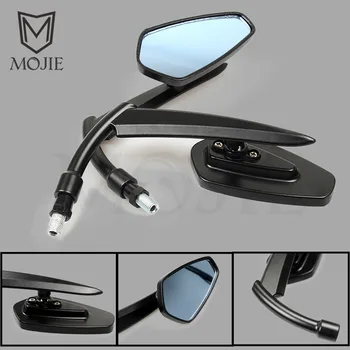 

CNC Universal Custom Moto Rearview Mirror Motorcycle Scooter Side Rear View Mirrors Bar End For KAWASAKI ER-6N Z1000 Z750 Z900