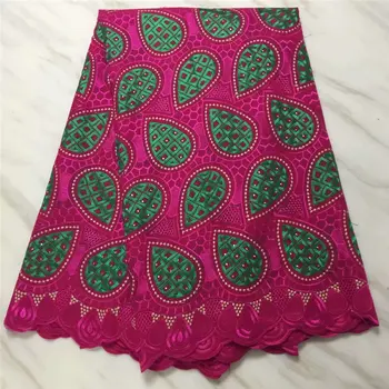 

Guaranteed quality! Nigerian guipure lace fabric eyelet lace Latest african lace fabric with stones GL1025