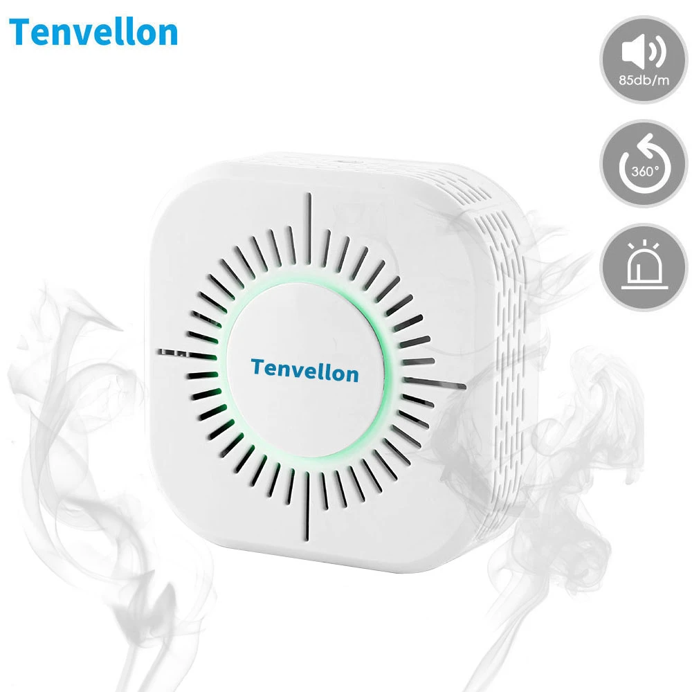 Detector de humo independiente de 360 ° de seguridad contra incendio Detector de humo independiente de 360 ° de seguridad contra incendio