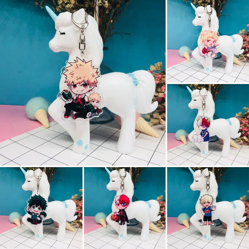 

Anime My Hero Academia Boku No Hero Academia Keychain Acrylic Keyring Key Chain Pendants