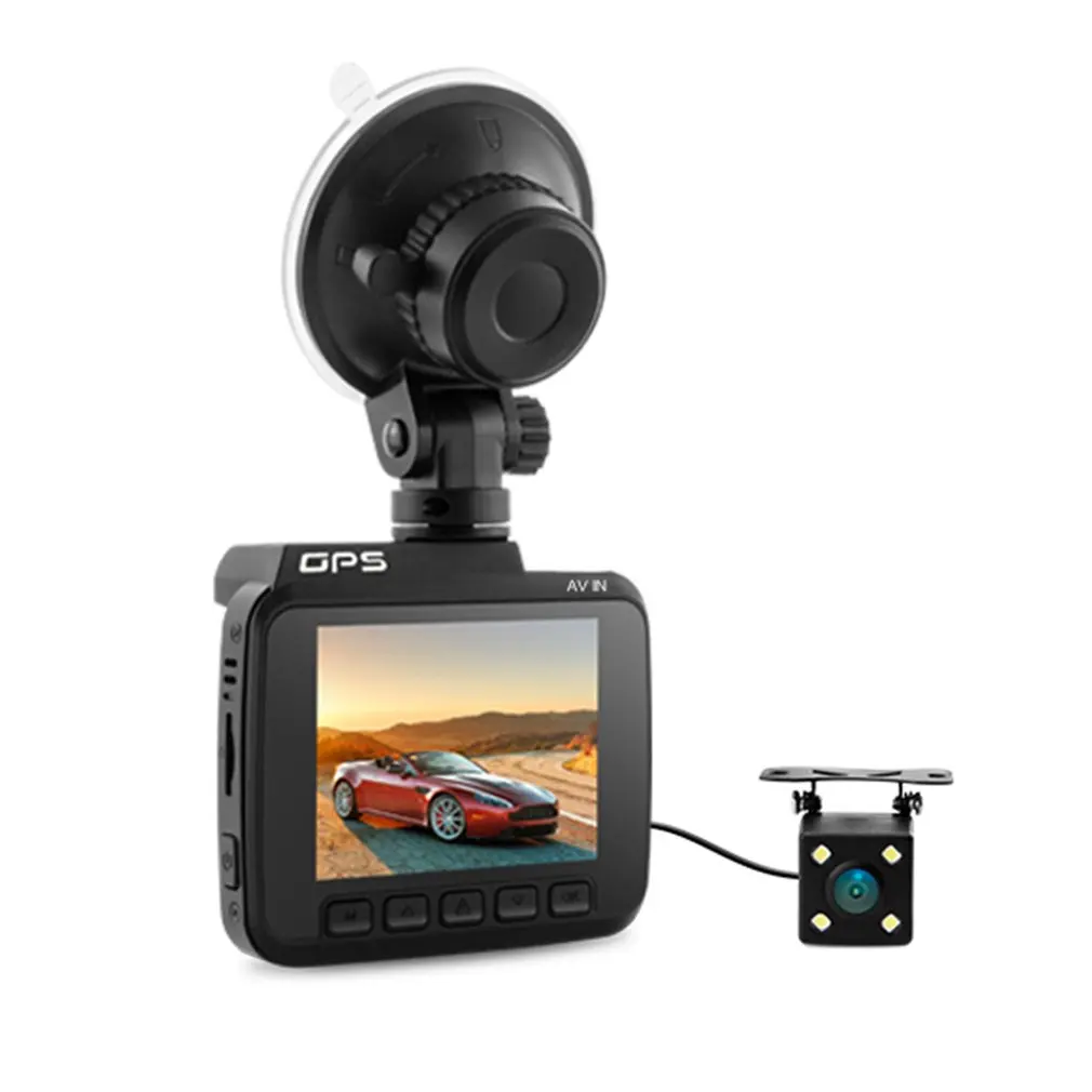 

NewestAzdome GS63D Dual Lens Car DVR FHD 1080P Front + VGA Rear Recorder Dash Cam Novatek 96660 With Rear Camera Built in WiFi
