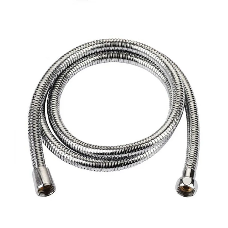 

New 2M Long Stainless Steel Hand-held Shower Tub Hose Replacement Bathroom 1x