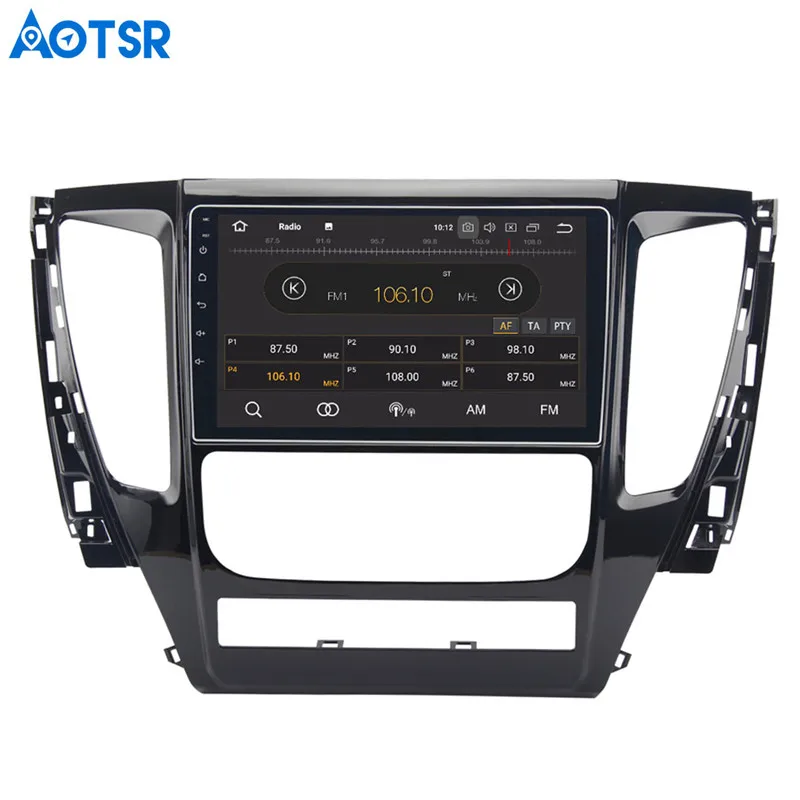 Best Aotsr Android 8.0 Car DVD Player GPS Navigation For MITSUBISHI PAJERO Sport 2016 2017 2018 unit stereo Radio Multimedia 20