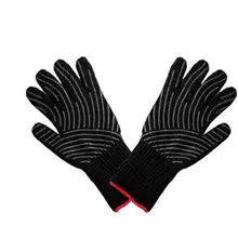 1 Pair Extreme Heat Resistant Oven BBQ Gloves For Cooking Grill Baking Microwave High-Temperature Anti-Hot Extended Long Cuff 1 Pair Extreme Heat Resistant Oven BBQ Gloves For Cooking Grill Baking Microwave High-Temperature Anti-Hot Extended Long Cuff