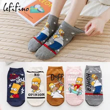 9 Стильные женские милые аниме из мультфильмов, носки до щиколотки, цветные каваи, причудливые носки для девочек-подростков, Тоторо, веселые летние хлопковые носки