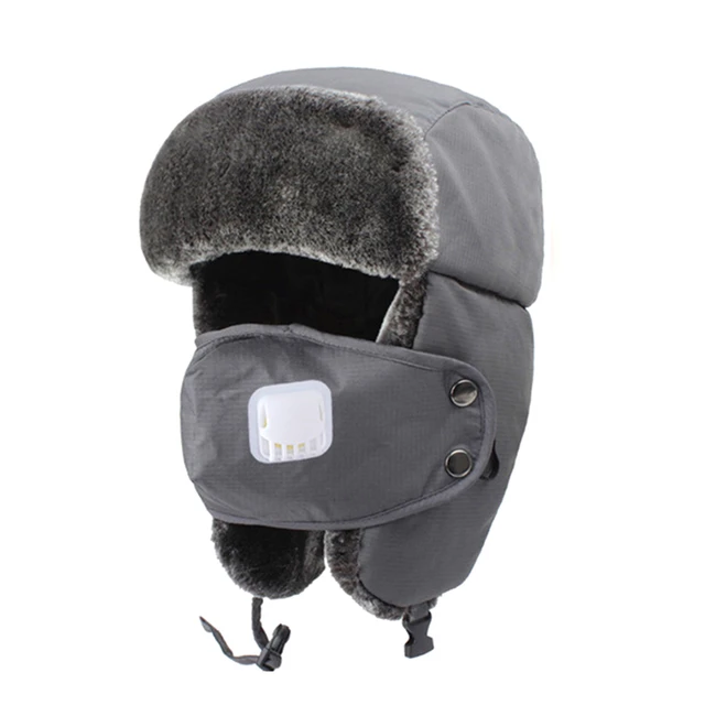 Winter Snow Skiing Hats Outdoor Windproof Sports Hats Mask Pilot Hat