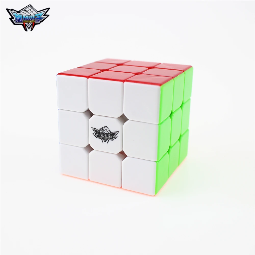 Cyclone Boys 3x3x3 Profissional Magic Cube конкурс головоломка на скорость игрушечные кубики для Для детей cubo magico без Стикеры Радуга