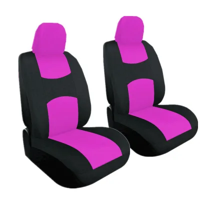 4 pcs set Rose red Чехол для автомобильных сидений из полиэфирной ткани, чехлы для автомобильных сидений, универсальный чехол для автомобильных сидений, защита для автомобильных сидений, аксессуары для интерьера - Название цвета: 4 pcs set Rose red