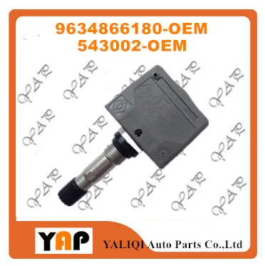 TPMS TIRE PRESSURE MONITORING SENSOR FOR FITPEUGEOT 607 807 CITROEN C5 C8 433MHZ 9634866180 543002 2000