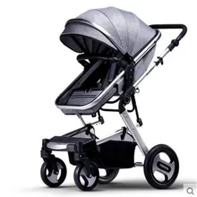 High landscape baby stroller can sit and lie in a folding baby four seasons universal newborn baby summer baby stroller