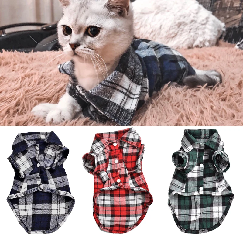 Vetements D Ete A La Mode Pour Chat Chemises A Carreaux Pour Animaux De Compagnie Gilet Pour Petits Chats Chiens Chiot Chaton Fournitures Aliexpress Vetements D Ete A La Mode Pour Chat Chemises A Carreaux Pour Animaux De Compagnie Gilet Pour Petits Chats Chiens Chiot Chaton Fournitures Aliexpress