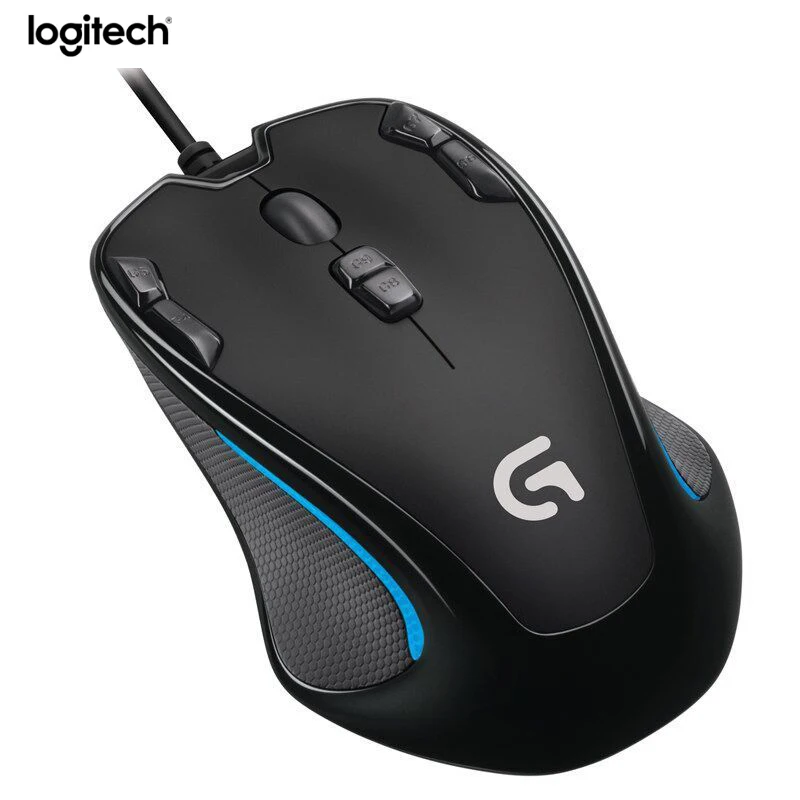 Проводная оптическая игровая мышь Logitech G300S светодиодная usb 2500 точек/дюйм игровые