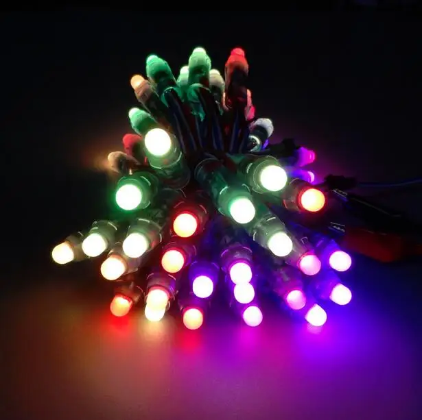 WS2811 RGB светодиодный модуль IP68 Водонепроницаемый DC5V полный Цвет светодиодный пиксельный модульный гирлянды светодиодные точечные лампы