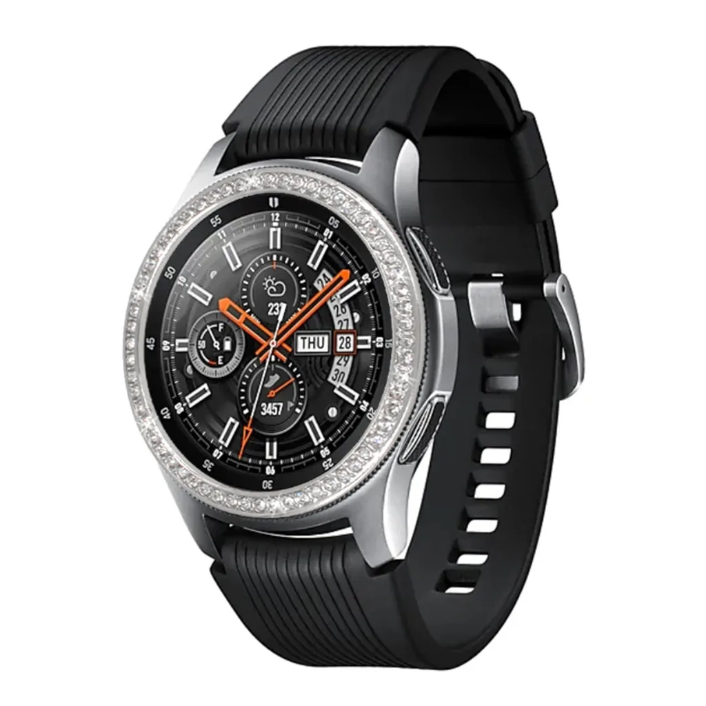 Для samsung Galaxy Watch 46 мм рамка кольцо клейкая крышка против царапин металл