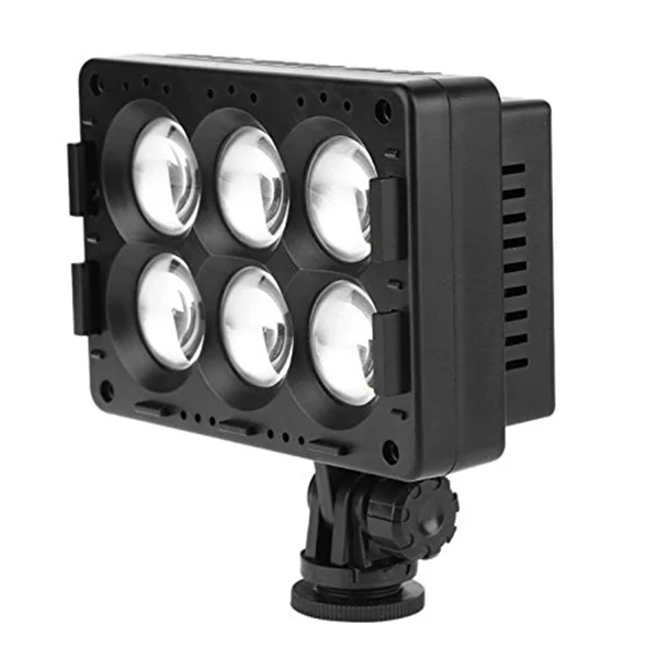 ZIFON 1 шт. T6-C светильник для видео 1300LM 6LED безэлектродный светильник с затемнением для фотосъемки для DSLR камеры видео светильник для свадебной съемки