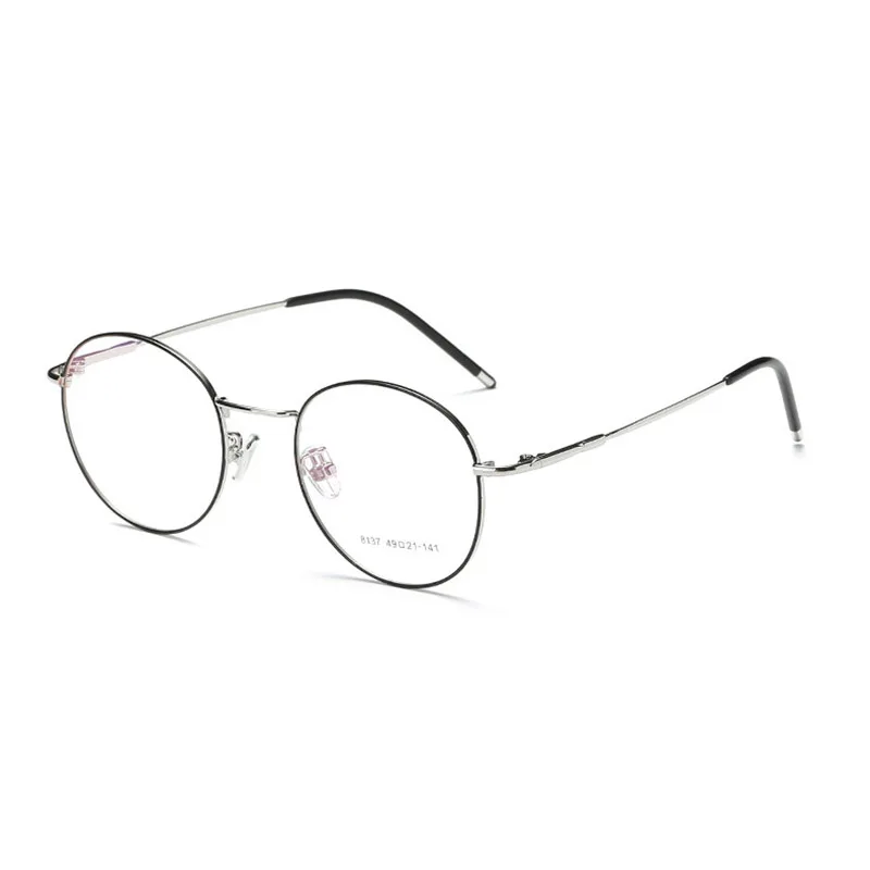 Handoer 8137 Optical Glasses Frame for Men and Women Alloy Eyewear Full Rim Alloy Spectacles Glasses Optical Prescription Frame
