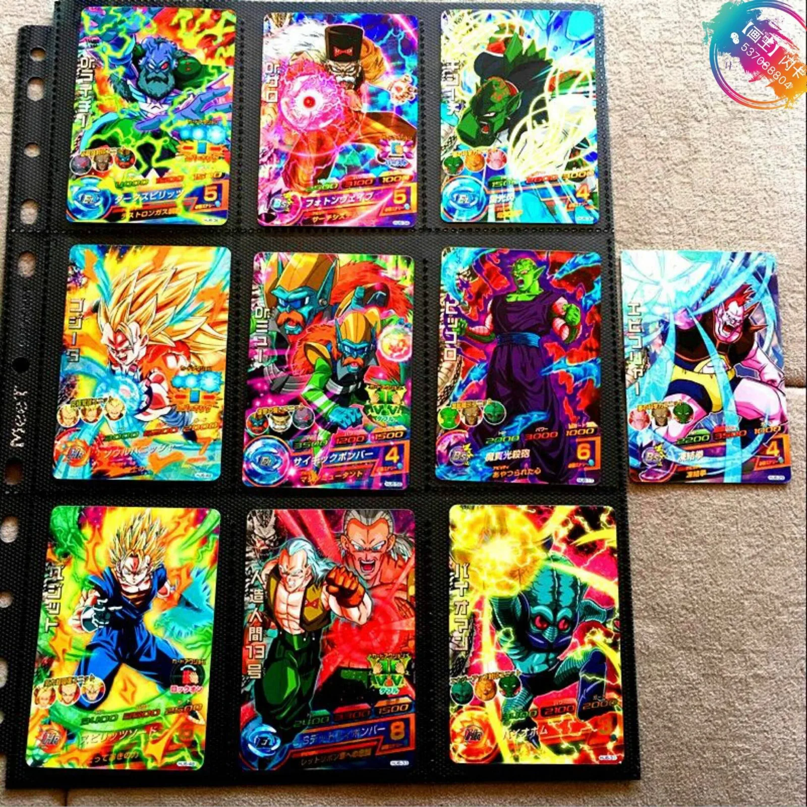 Япония оригинальный Dragon Ball Hero Card SR Flash 3 звезды HJ6 игрушки Goku Хобби Коллекционные игры Коллекция аниме-открытки