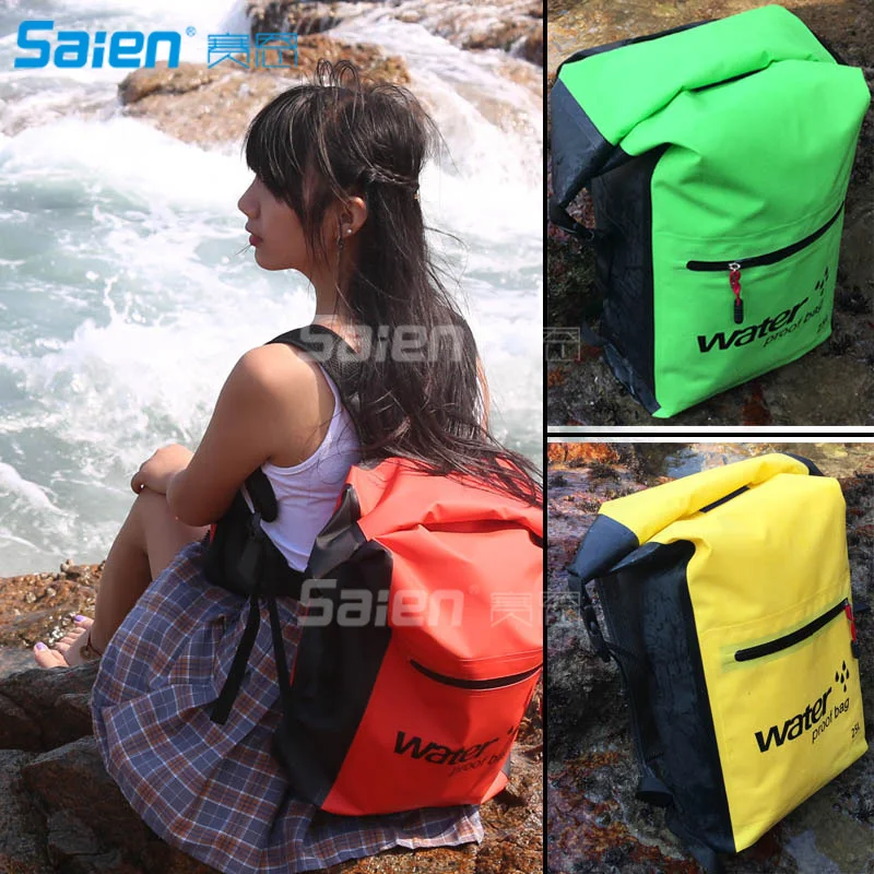Dry Bag Backpack 25L-Dry Backpack is Guaranteed Waterproof-Wear it as a Waterproof or Over the Shoulder for Kayakin