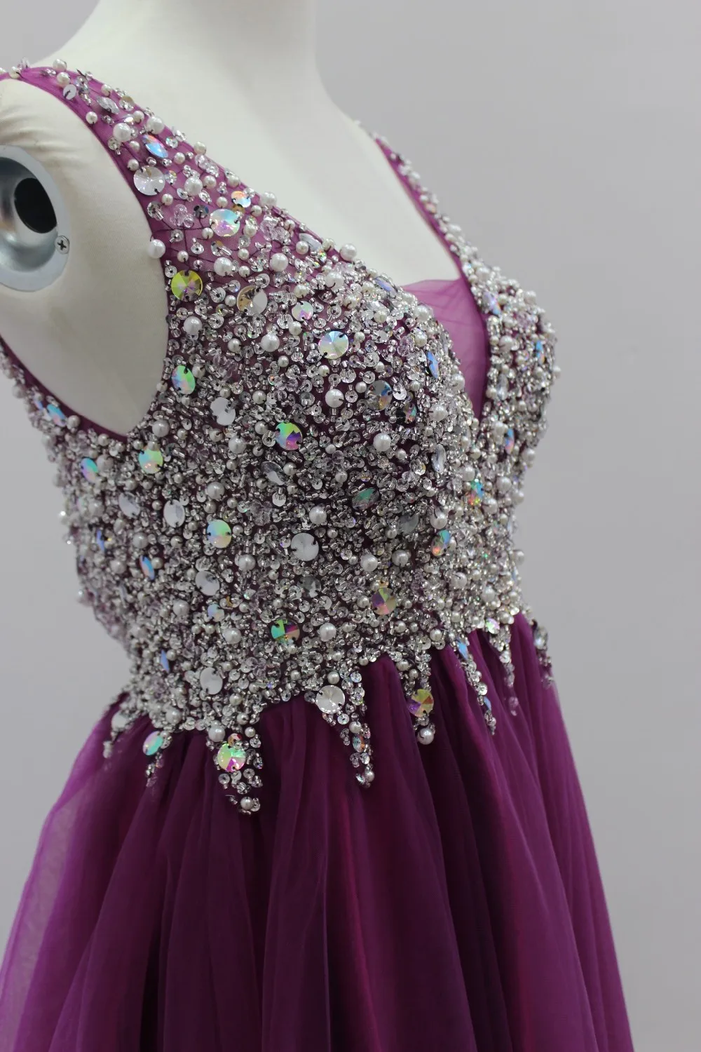 backless vestido de formatura longo