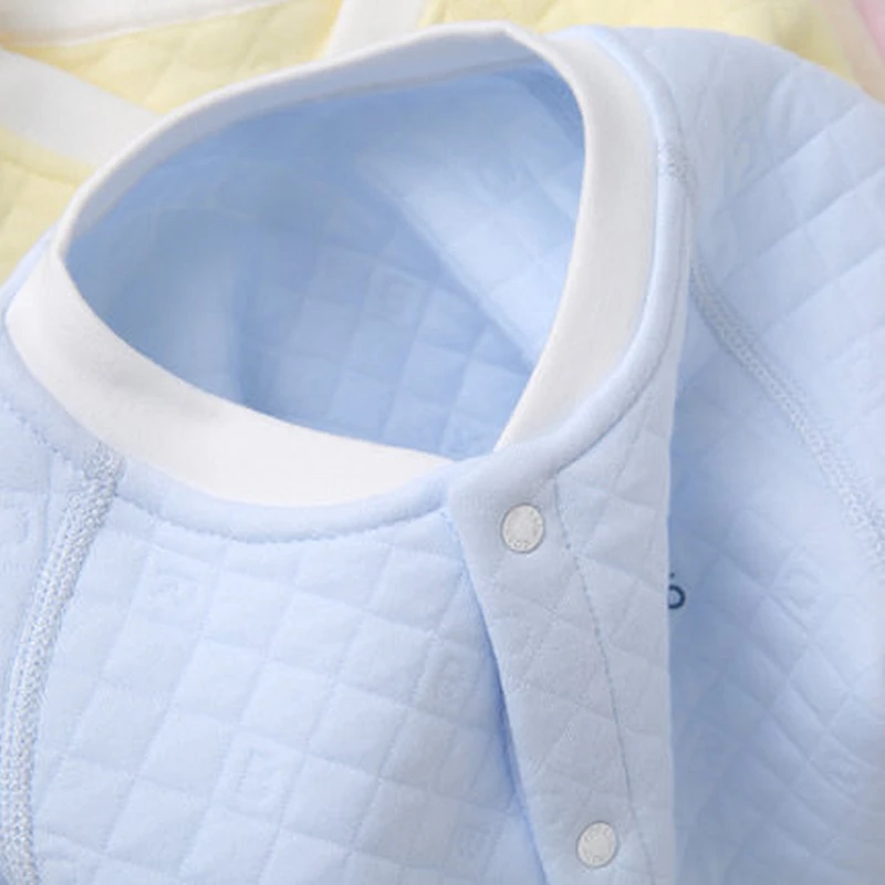 COBROO 2 шт. зимние комплекты для малышей для мальчиков штаны для девочек и пальто Одежда для новорожденных 100% хлопок сплошной Цвет комплекты