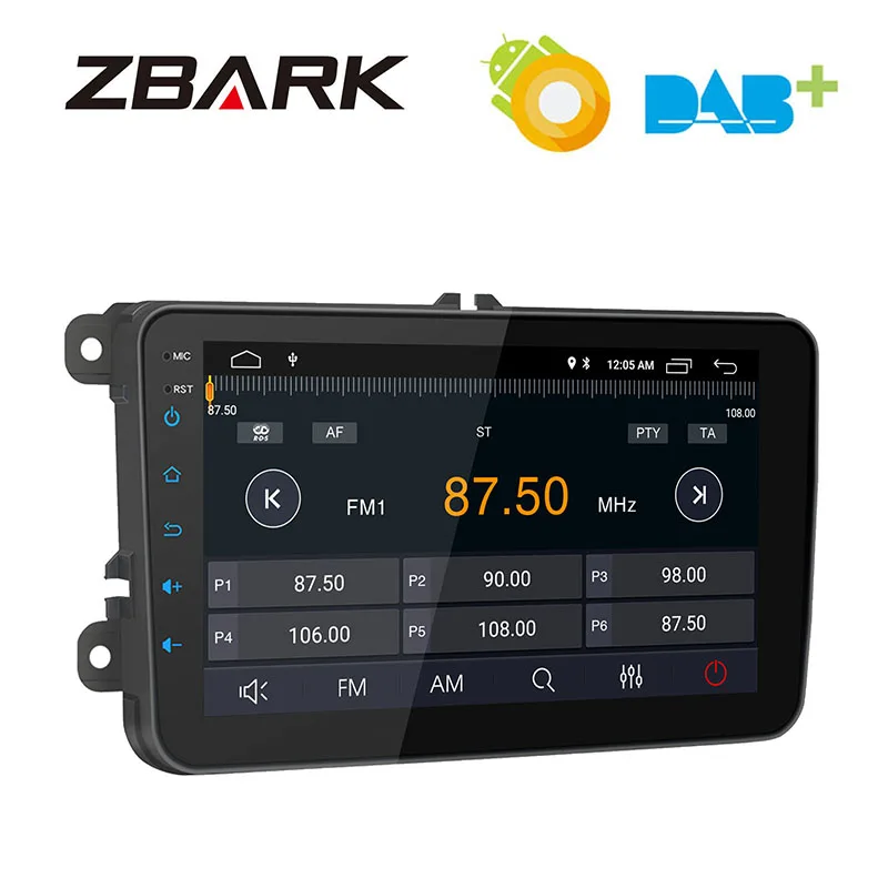 Best 8" Android 8.1 RAM 2G Car stereo player Navigation GPS  for VW Jetta Golf Amarok Beetle  Lavida Caddy Passat Polo  Sharan Touran 2