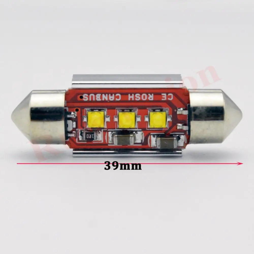 9 W Высокое качество 36 мм/39 мм/41 мм C5W C10W супер яркий AC/DC12-24V Автомобильный светодиодный ламповая гирлянда Canbus Error Free подкладке Doom лампа