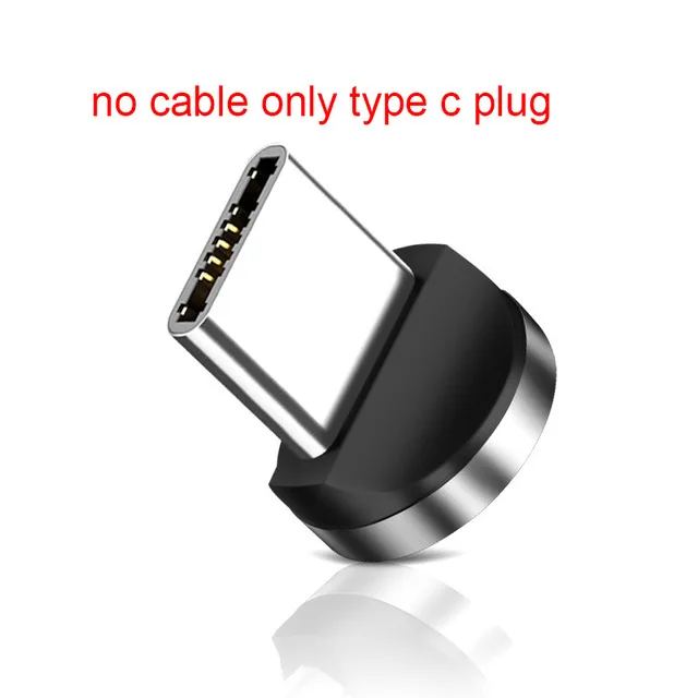 QC 3,0 Быстрая зарядка 3A Магнитный кабель type C Micro Usb быстрая зарядка Usb C светодиодный светильник для iPhone Xiaomi huawei Phone 1,2 м - Цвет: Only Type C plug